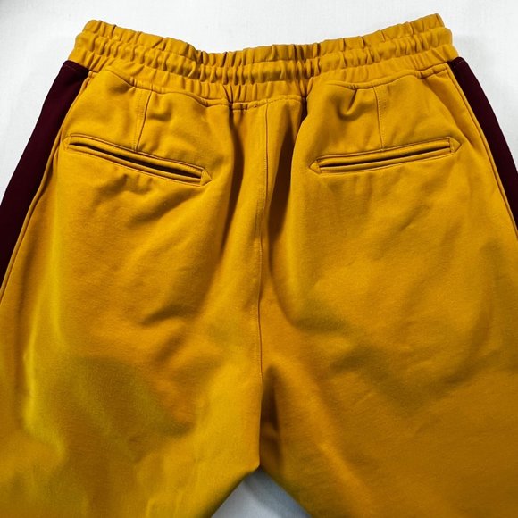 Publish Brand The Wyatt Side Stripe Jogger Pants Gold & Maroon Size Medium - Picture 13 of 14